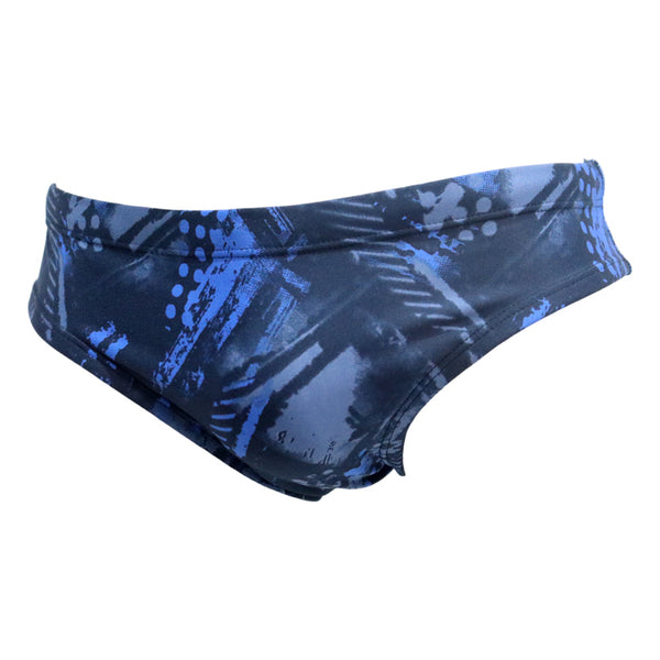 Pantaloneta clavadista fractal blue