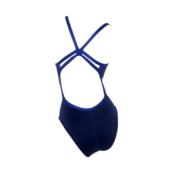 Vestido de baño entero tiras Navy