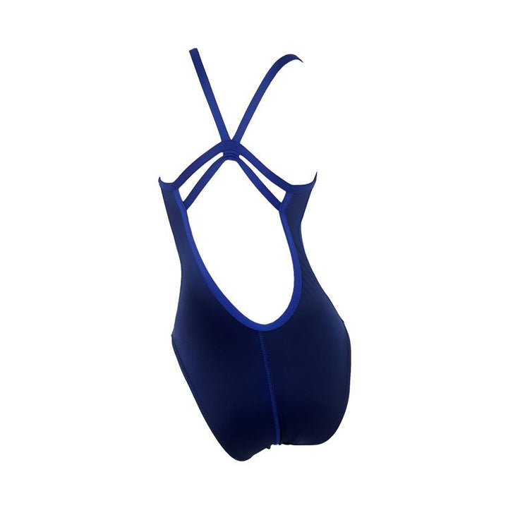 Vestido de baño entero tiras Navy