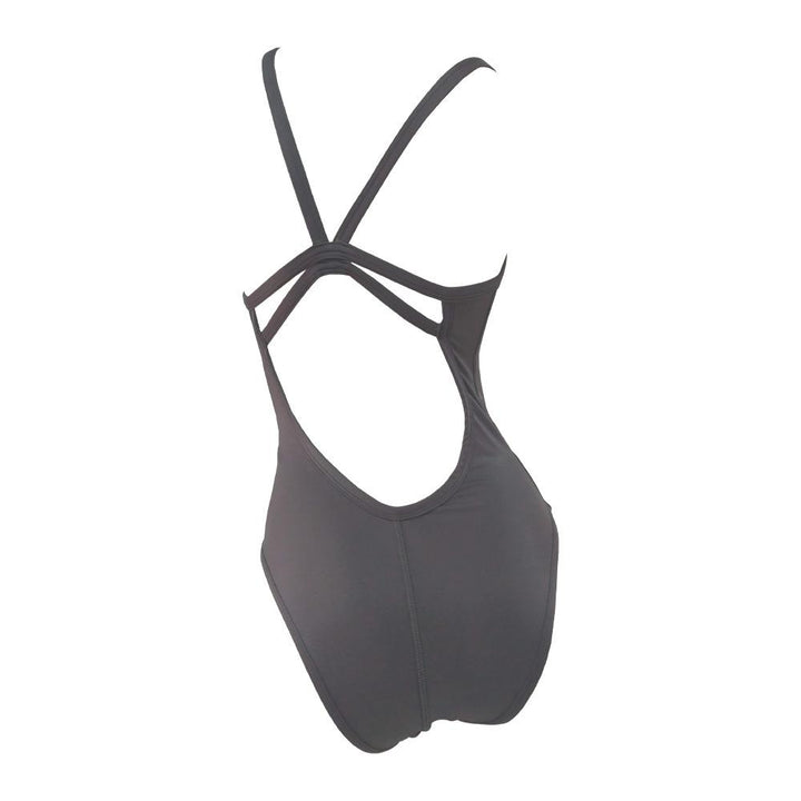 Vestido de baño entero tiras Plata