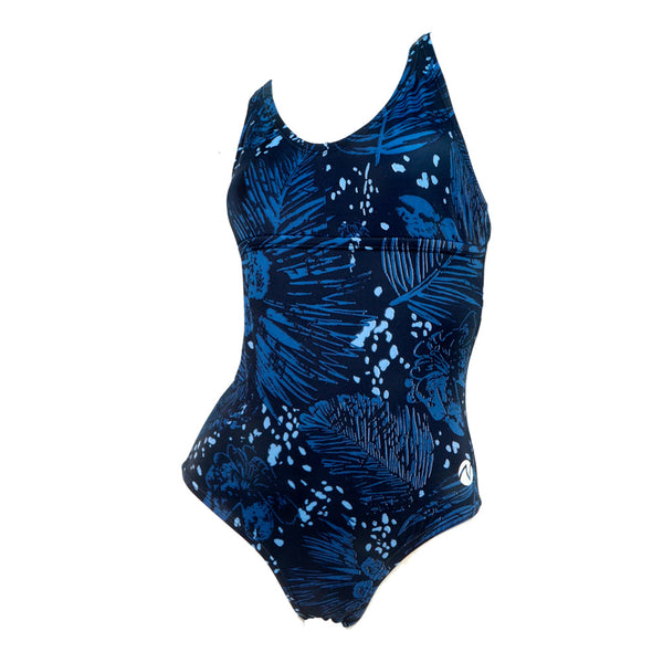 Vestido de baño enterizo Fillhojas blue