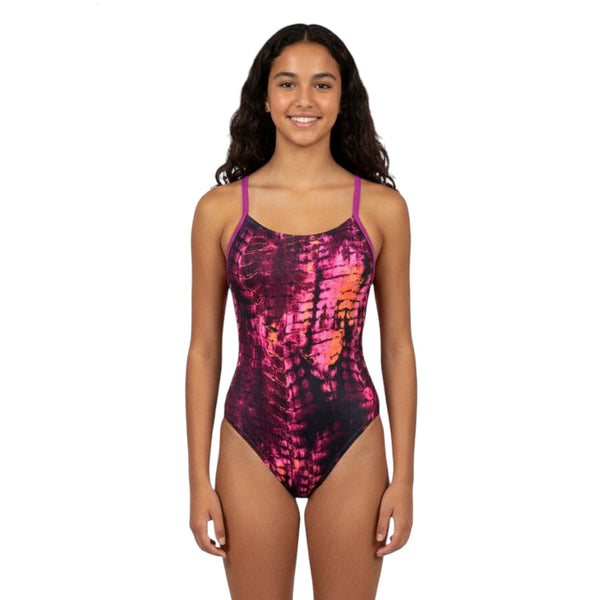 Vestido de baño entero tiras Caleby pink