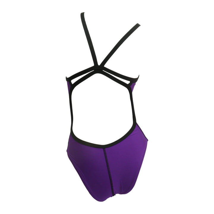 Vestido de baño entero tiras Violeta