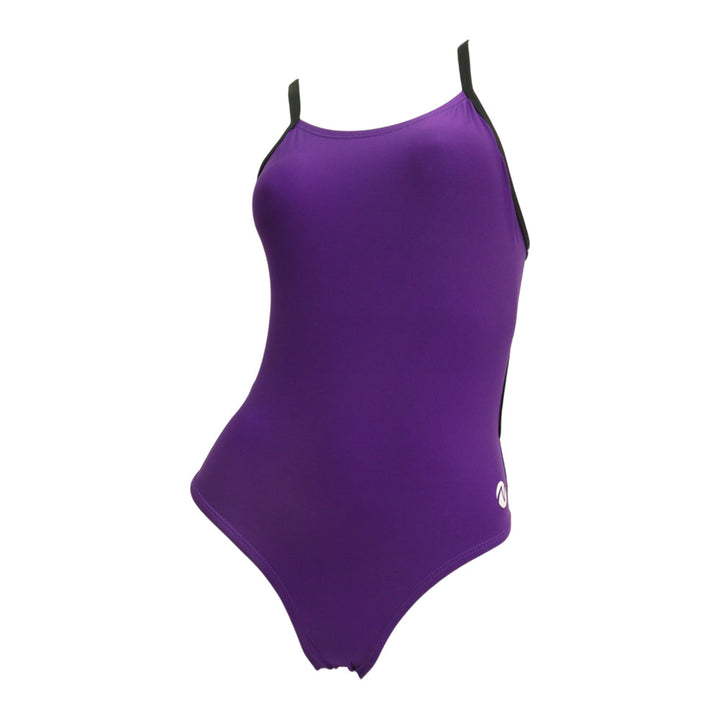 Vestido de baño entero tiras Violeta