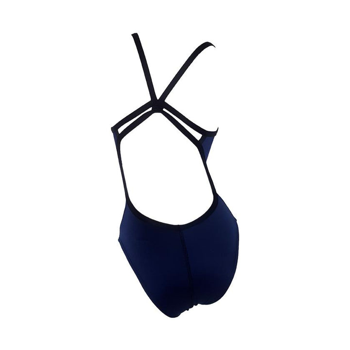 Vestido de baño entero tiras Navy