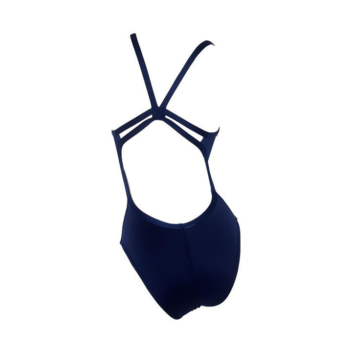 Vestido de baño entero tiras Navy